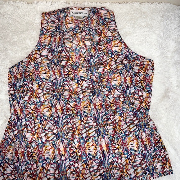 Kardashian Kurves Tops - Kardashian Kurves Sleeveless Wrap Blouse Sz20W